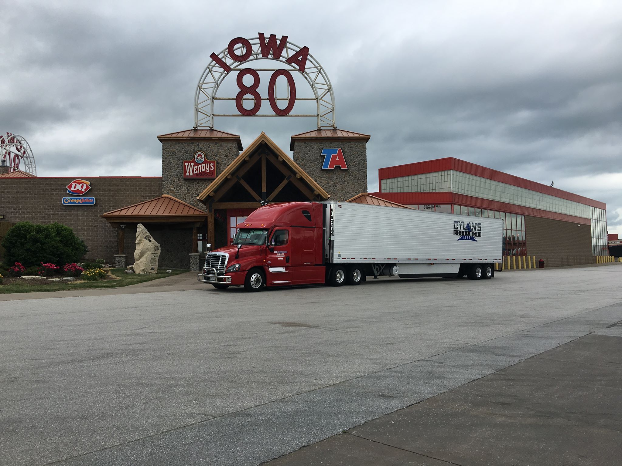What defines a truck stop? 