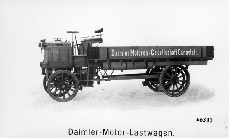 Gottlieb Daimler first motorized truck
