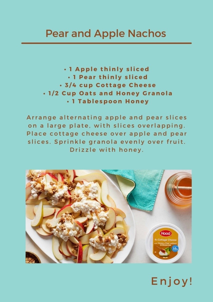 Pear and Apple Nachos Recipe