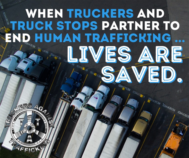 Truck drivers help people lives