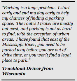 Driver Testimonial Truck Parking Issue 