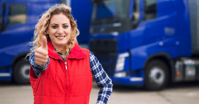 Equal pay for women trucking drivers
