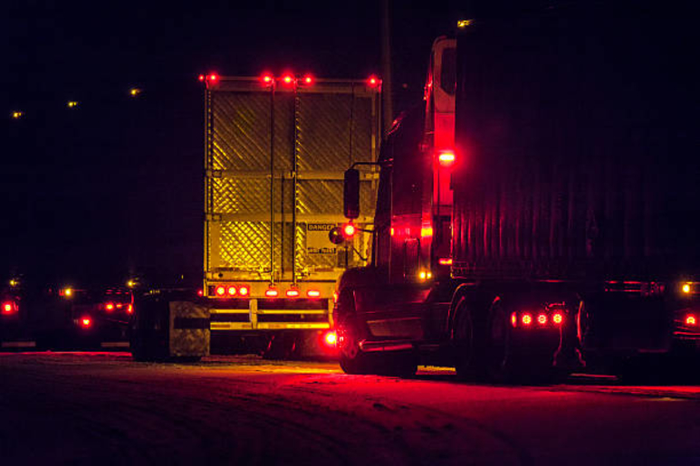 Truck Lights Winter