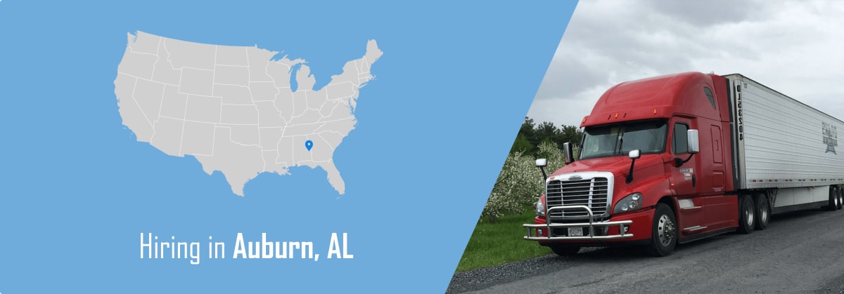 Auburn Solo CDL A driver hiring