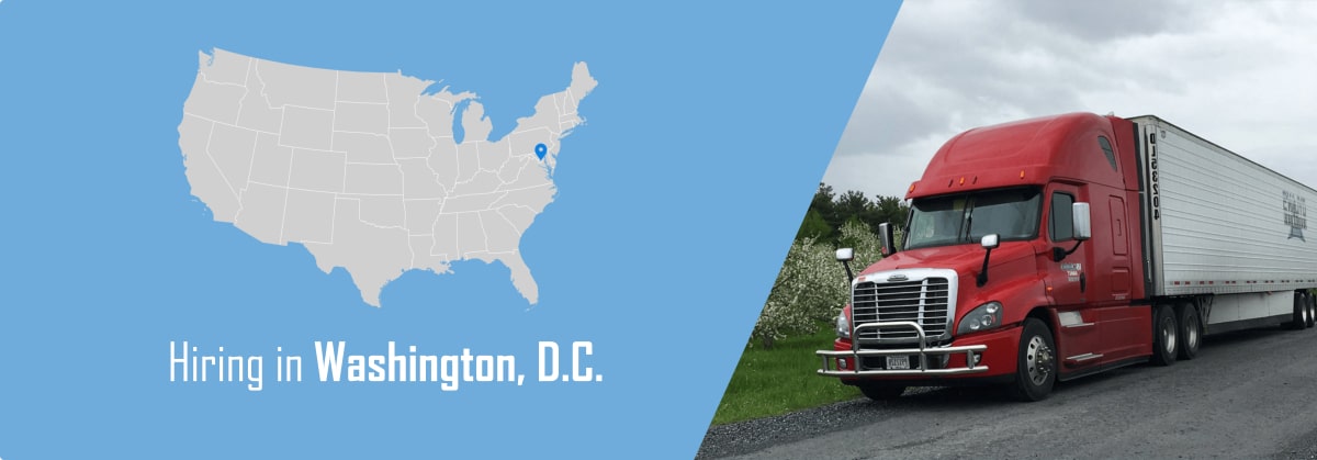 Washington solo CDL-A trucker hiring now