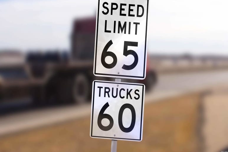 Speed limit semi trucks